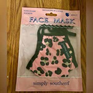 Simply Southern leopard Face Mask